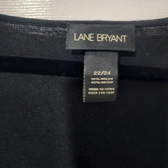 Lane Bryant Black Open Front 3/4 Sleeve Cardigan in Size 22/24 3X - Picture 2 of 8